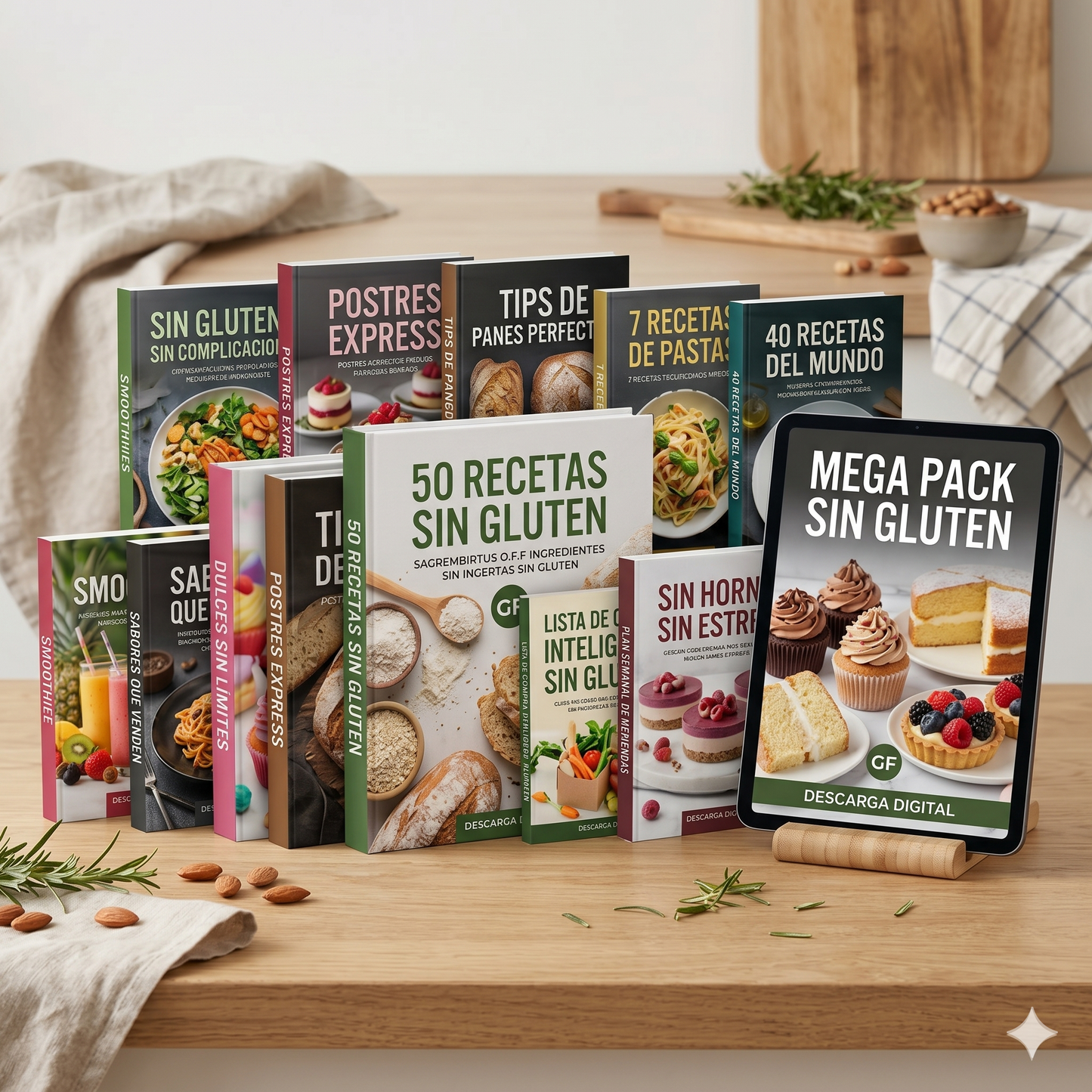 MegaPack Sin Gluten: La Biblioteca Definitiva para Comer Rico y Sin Límites